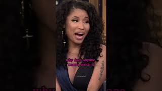 Nicki Minaj Talks ‘Anaconda’ Music Video with Jimmy Fallon – Hilarious Interview 😂 shorts trending [upl. by Jaban]