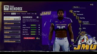 CAN THIS 4 STAR STUD RB SAVE JAMES MADISON FOOTBALL TEAM Road to Glory College Football 25 [upl. by Nyleda]