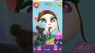 Makeover my talking Angela 2tinkerbell cosplay outfit disney talkinangela games [upl. by Aticilef]