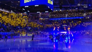 HV71  IK Oskarshamn  Intro  Tränarintervjuer Play Out Match 7  20240329 [upl. by Ahtanamas321]