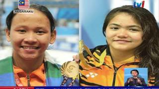 KEJOHANAN TERJUN DUNIA WINDSOR – PANDELELA RINONG DAN NUR DHABITAH SABRI RAIH PERAK 22 APR 2017 [upl. by Nivlag]