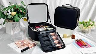 Relavel Makeup Bag with Light Up Mirror [upl. by Owain]