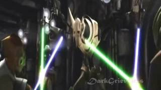 General Grievous vs Kit Fisto and Nahdar Vebb [upl. by Lilyan803]