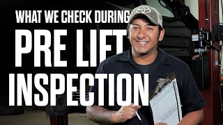 PreLift Inspection What We Look for Prior to Lifting Your Vehicle [upl. by Dimitris]