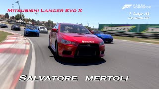 INSANE Mitsubishi Lancer EVO X 1Lap Kyalami GP mitsubishilancer lancerevolution forzamotorsport [upl. by Rosenberg]