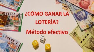 Cómo Ganar la lotería Método 100 Efectivo fácil y Rápido [upl. by Assirk886]