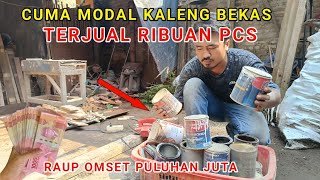 CUMA MODAL KALENG BEKAS RAUP OMSET SAMPAI JUTAAN RUPIAH  BIKINNYA GAMPANG BANGET [upl. by Pax]