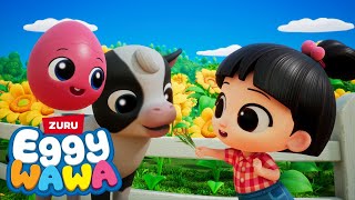 Old MacDonald Had a Farm 🐣 Eggy Wawa More Kids Learning Nursery Rhymes amp Kids songs [upl. by Lenuahs179]