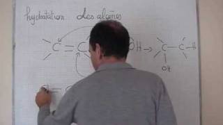 cours 1S chimie  ch13 hydratation des alcènes [upl. by Christoph]