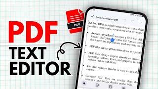 How to Edit Text In Pdf  Pdf Text Editor for Free [upl. by Nede455]