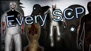 Every SCP in SCP Containment Breach v137 [upl. by Vasyuta]