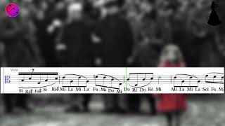 Schindler´s List Theme  Partitura p Viola [upl. by Dawaj]