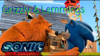 Sonic meets Grizzy Lemmings  Fan made [upl. by Atnoed]