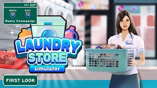 Laundry Store Simulator First Look  Its Almost New Release Day Episode 1 [upl. by Macintyre927]