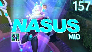 Nemesis  NASUS MID STACKING GOD 😈 COUNTERPICK IN CURRENT META [upl. by Nneb]