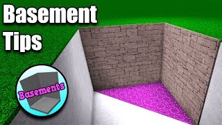 How To Basements in Bloxburg • Roblox [upl. by Westney]