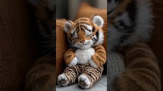 cutebaby tiger sleeping beautiful ytviral ytshorts ytshort ytshortsvideo trendingshorts [upl. by Anait]