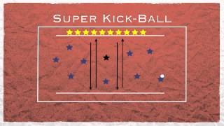 Physical Education Games  Super Kickball [upl. by Gittel]