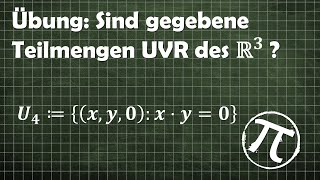 Untervektorräume des R3 [upl. by Samp]