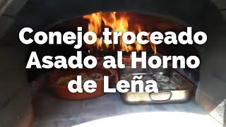 Conejo Asado al Horno de Leña  Receta Casera  Fácil y Barato [upl. by Neret442]