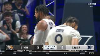 Xavier vs IUPUI  2024118  NCAAB Game [upl. by Mauldon]