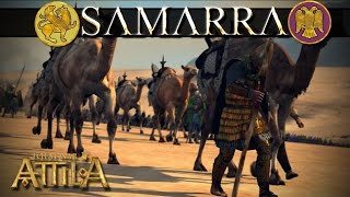 Total War Attila Historical Battle  Samarra  Legendary Difficulty [upl. by Niamrahc486]