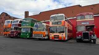 200 Years of Buses  Orange Times Museum of Transport Greater Manchester [upl. by Vasili]