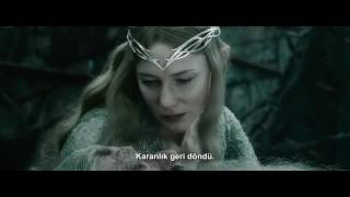 The Hobbit 3 Beş Ordunun Savaşı Galadriel VS Saruman Türkçe altyazılı bluray [upl. by Allcot]