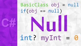 C Null Reference amp Reference Types in C  Plus Nullable Data Types amp The NullReferenceException [upl. by Yatnuahc]