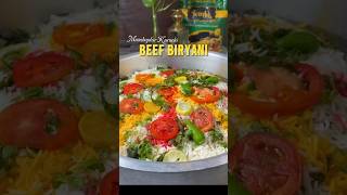 Masalaydar Karachi Style Beef Biryani recipe  Beef Recipes  glow with yt [upl. by Aspa685]