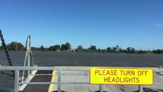 Grafton  Ulmarra South Gate Ferry River Crossing [upl. by Dranyam]