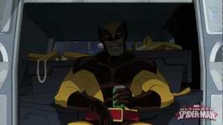 Ultimate SpiderMan BehindtheScenes With Wolverine [upl. by Akel]