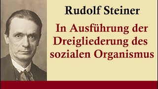 Rudolf Steiner  AD 8083 Der Weg zur Rettung des deutschen Volkes [upl. by Llewxam973]