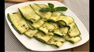 Zucchine marinate senza cottura RICETTA FACILISSIMA [upl. by Furmark]