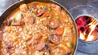 FEIJOADA PORTUGUESA NO FOGÃO A LENHA [upl. by Cram40]