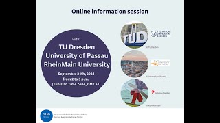 Meet the universities TU Dresden University of Passau and RheinMain University [upl. by Aehr]