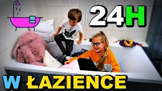 24H W ŁAZIENCE CHALLENGE  co zrobił tata  ELMERS SLIME [upl. by Adahsar128]