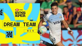 Which seven players made the Perth HSBC SVNS Mens Dream Team [upl. by Lissie]