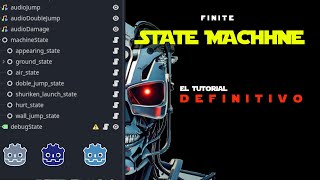 Godot Máquina de estados finita El tutorial definitivo para aprender a programar la State Machine [upl. by Refinnaej]