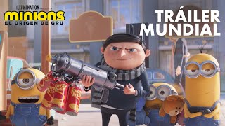 MINIONS EL ORIGEN DE GRU  Tráiler Mundial Universal Pictures HD [upl. by Sheley]