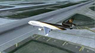 Lets Fly Around The World  Etappe 7  Atlanta nach Chicago  PMDG MD11 22 [upl. by Grunberg]