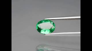 132Ct Natural Green Tsavorite Garnet Gemstone Tanzania Bright Color amp Eye Clean [upl. by Leanahtan]