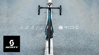 THE LIGHTEST ELECTRIC ROAD BIKE  New SCOTT Addict eRIDE  Get Hooked [upl. by Edlyn]