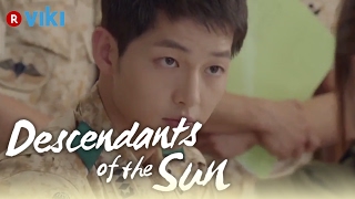 Descendants of the Sun  EP3  Song Hye Kyo Draws Song Joong Kis Blood Eng Sub [upl. by Dressel]