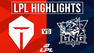 TES vs LNG Highlights ALL GAMES  LPL 2024 Summer Playoffs  Top Esports vs LNG Esports [upl. by Ty91]