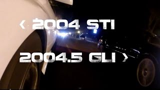 2004 STI vs 2004 GLI 8oh1com [upl. by Corso692]