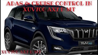 Mahindra XUV700 2024 ADAS  Lane Keep Assist  Auto Emergency Brakes  Cruise control Setting [upl. by Nnire807]