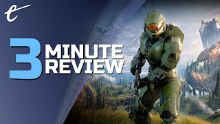 Halo Infinite Campaign  Review in 3 Minutes [upl. by Auqinimod]