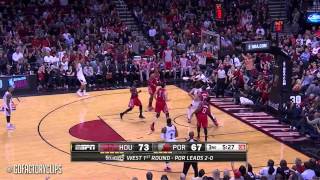 Dwight Howard vs LaMarcus Aldridge Full Duel Highlights 2014 Playoffs G3  Rockets at Trail Blazers [upl. by Loella57]