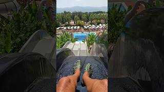 Multi Slide Waterslide  Who Will Win waterslide shortsfeed waterparkfun [upl. by Dnamron]